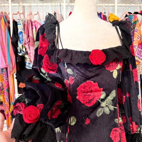 For love and lemons roses dress size medium NWT - Picture 4 of 7